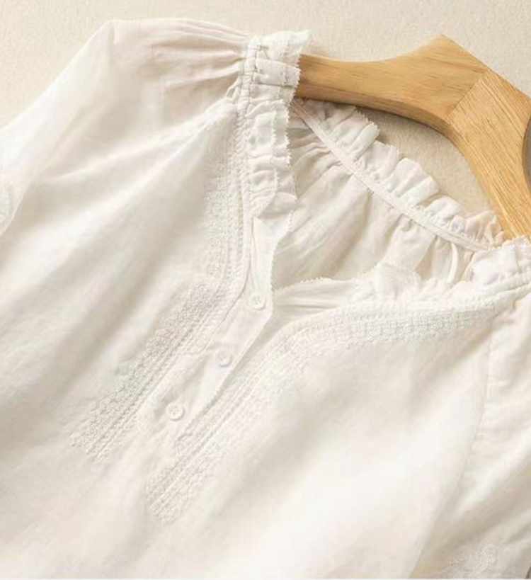 Pure Cotton Embroidered Comfortable Top