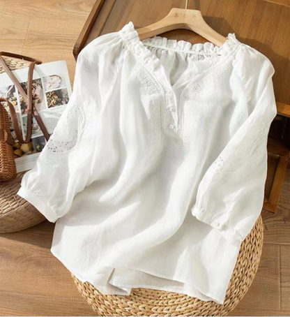 Pure Cotton Embroidered Comfortable Top