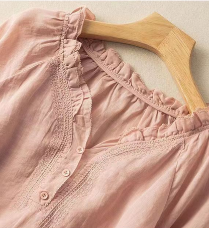 Pure Cotton Embroidered Comfortable Top