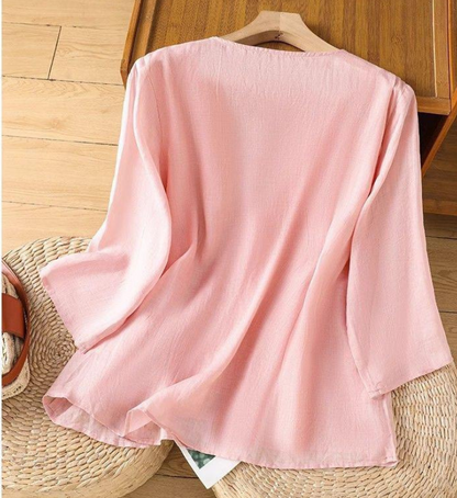 Pure Cotton Embroidered Comfortable Top