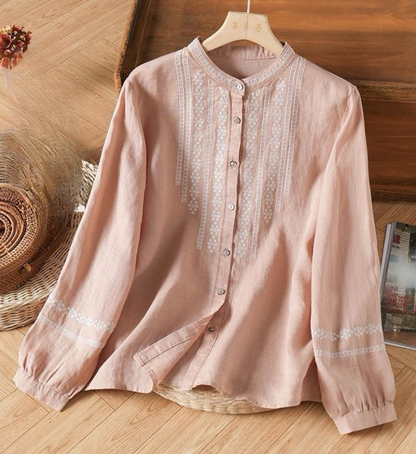 Pure Cotton Embroidered Full Sleeve Shirt