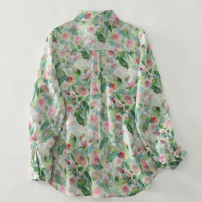 Pure Cotton Printed Full Sleeve Casual Shirt