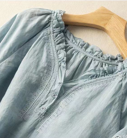 Pure Cotton Embroidered Comfortable Top