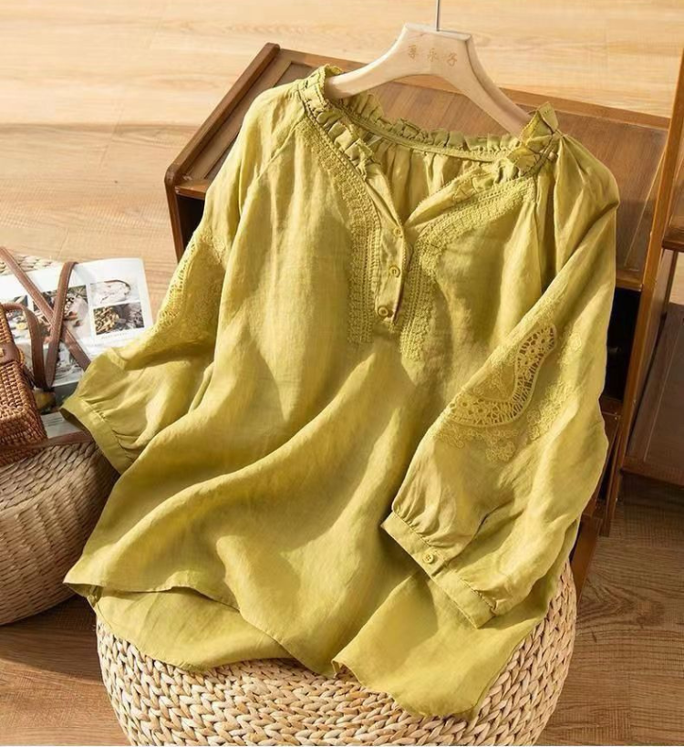 Pure Cotton Embroidered Comfortable Top