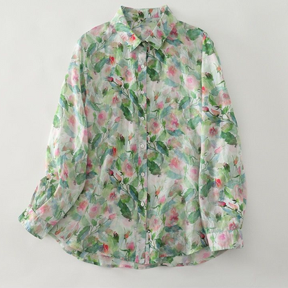 Pure Cotton Printed Full Sleeve Casual Shirt