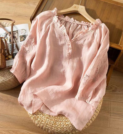 Pure Cotton Embroidered Comfortable Top