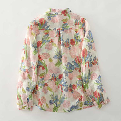 Pure Cotton Printed Full Sleeve Casual Shirt