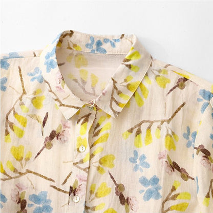 Pure Cotton Printed Full Sleeve Casual Shirt