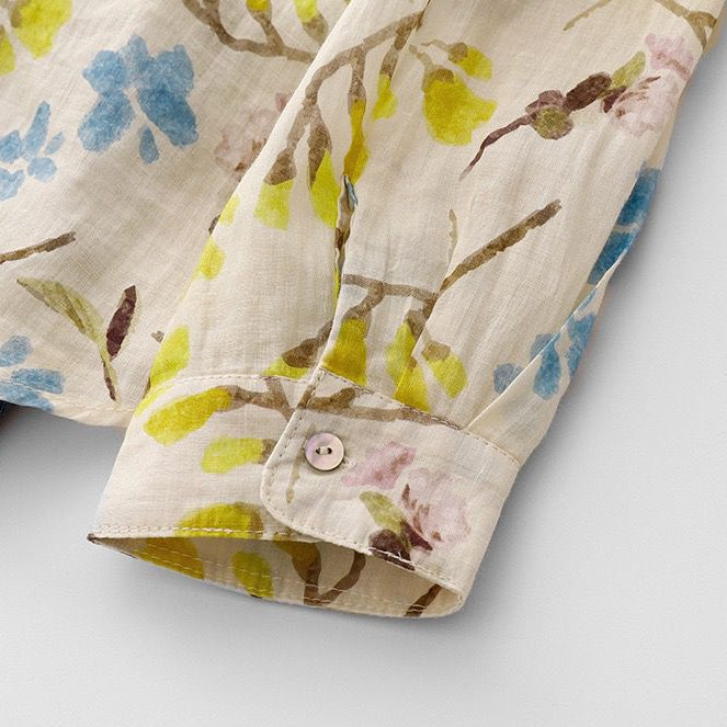 Pure Cotton Printed Full Sleeve Casual Shirt