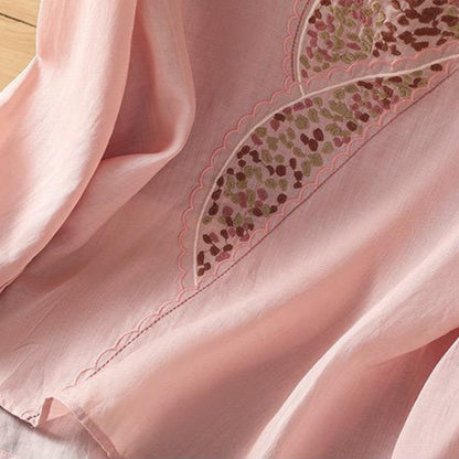 Pure Cotton Embroidered Womens Top