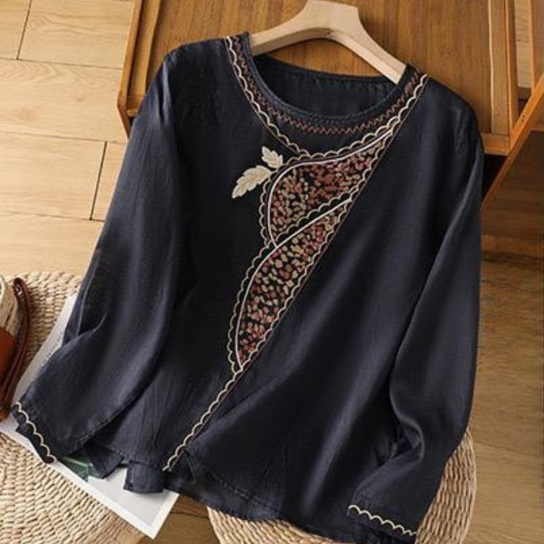 Pure Cotton Embroidered Womens Top