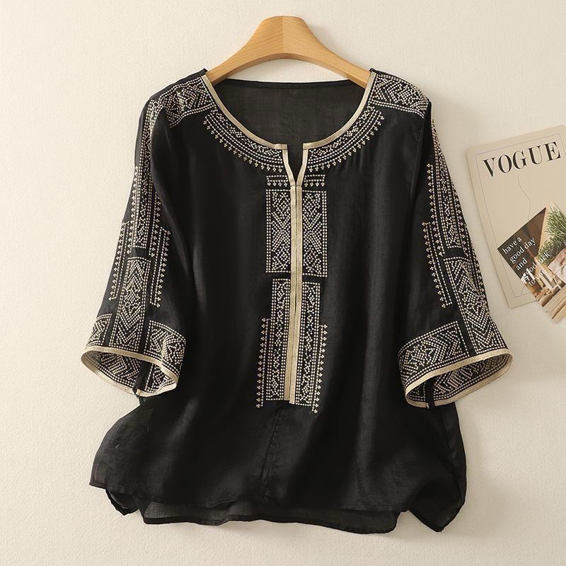 Pure Cotton Embroidered Comfortable Top