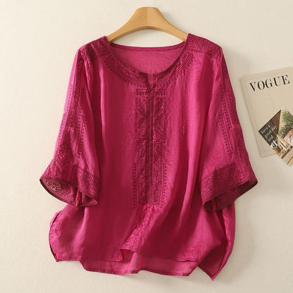 Pure Cotton Embroidered Comfortable Top