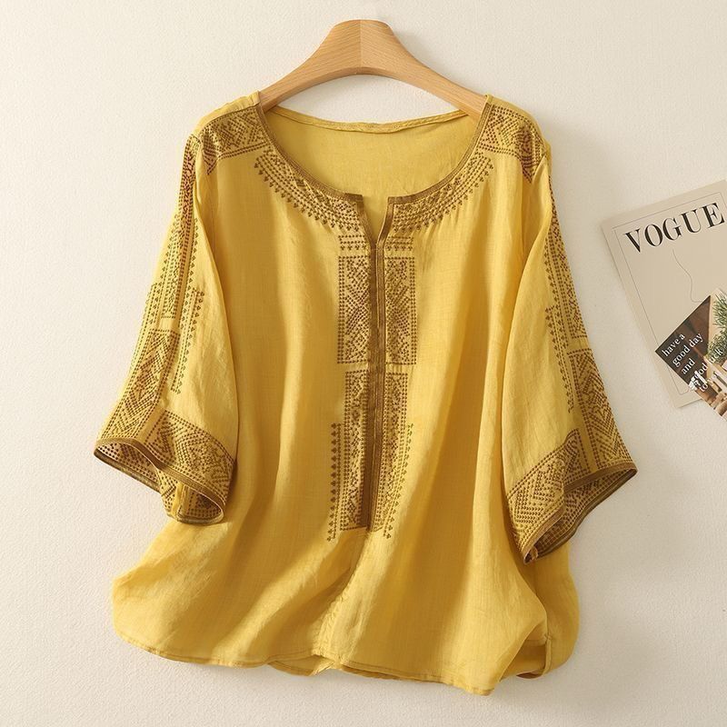 Pure Cotton Embroidered Comfortable Top